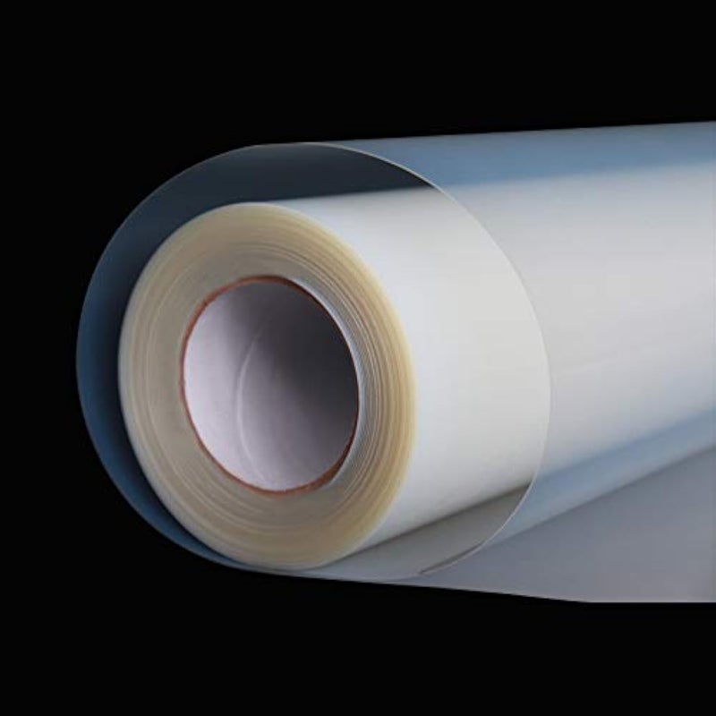Tiger-Hoo 24" x100ft. 1 Roll Screen Printing Film Waterproof Inkjet Transparent Film for Water-based Pigment and Dye Ink Jet Printers - Image 1
